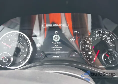 2025 Ram 1500 Laramie 4X4 5'7 Box from USA, damaged, VIN 1C6SRFJP6SN649022